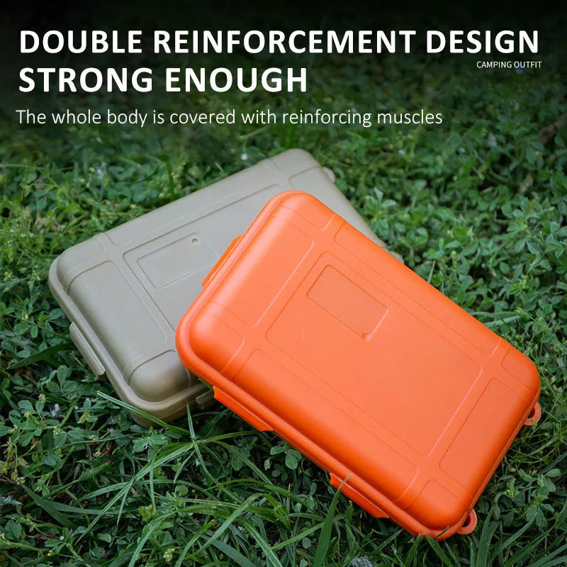 S/L/XL Size Outdoor Plastic Waterproof Sealed Survival Box