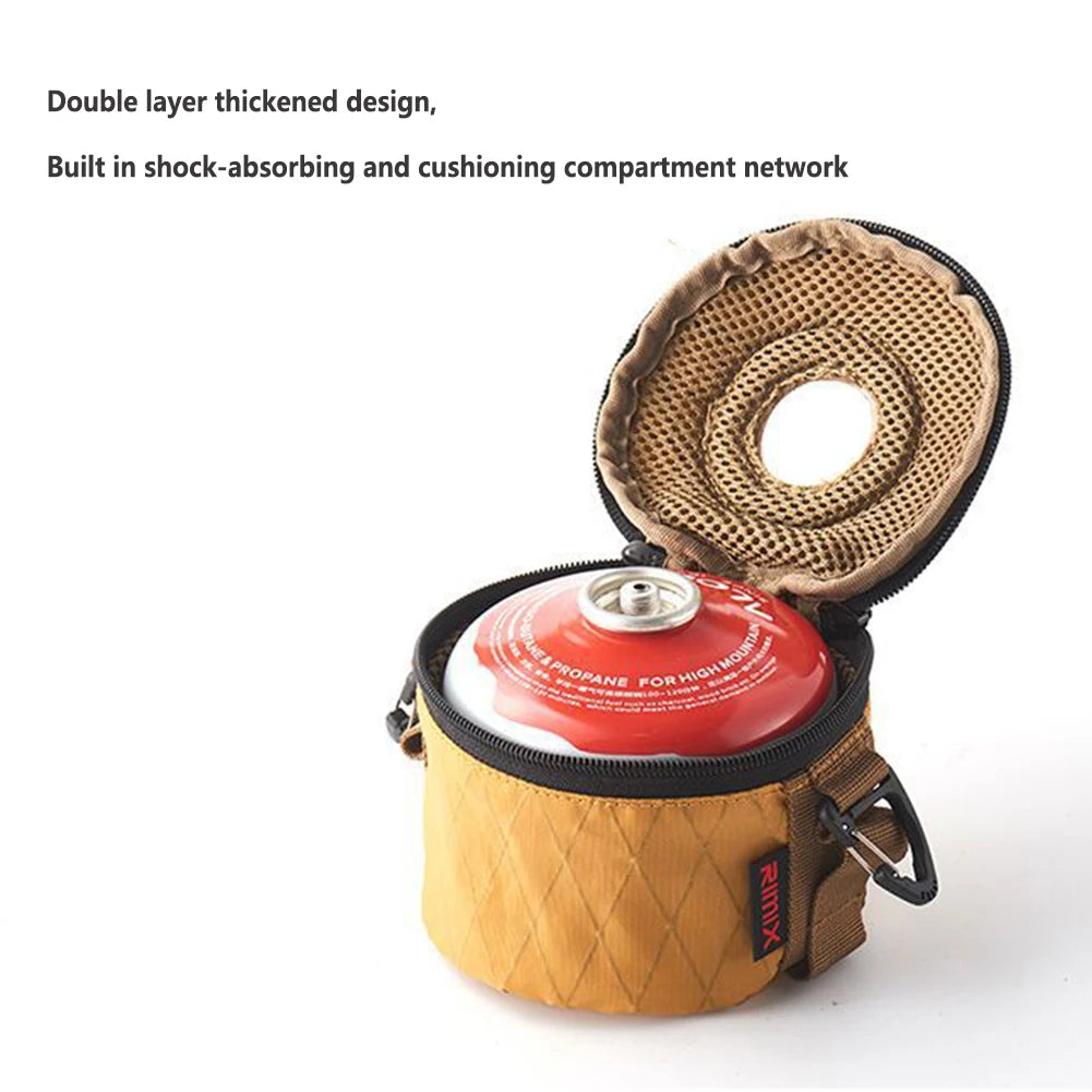 Camping Protective Cover Cotton Linen Outdoor Gas Tank Case