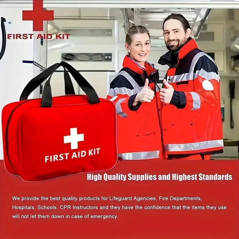 Deluxe First Aid Kit with Carrying Pouch