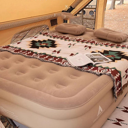 Queen portable Camping Self Inflatable Bed Twin