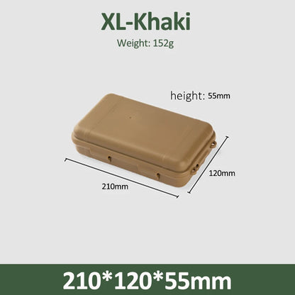 S/L/XL Size Outdoor Plastic Waterproof Sealed Survival Box