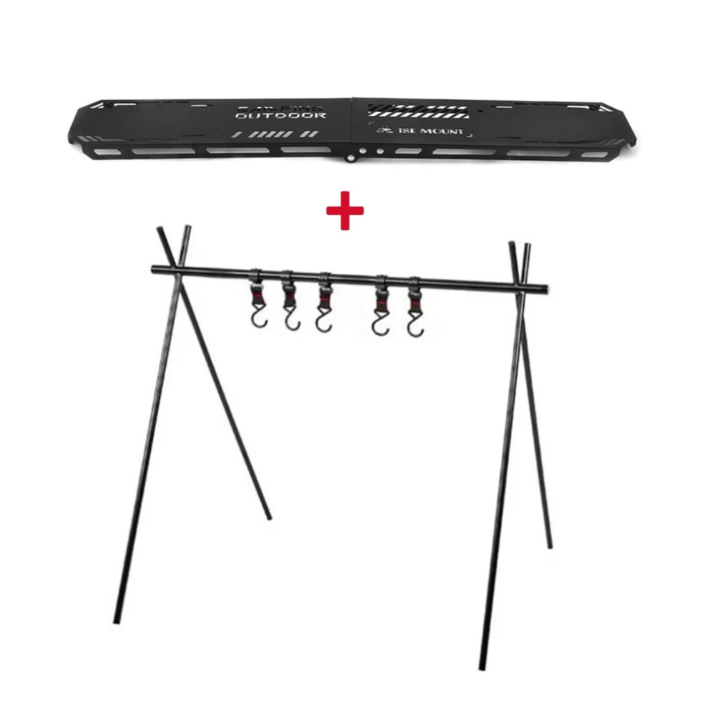 Foldable High Strength Bending Camping Hanging Rack Top Plate