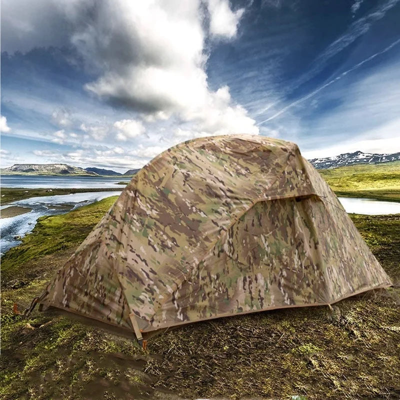 Outdoor Single camouflage Camping Tent
