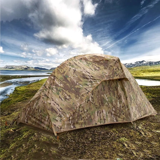 Outdoor Single camouflage Camping Tent