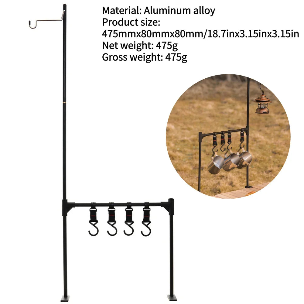Foldable High Strength Bending Camping Hanging Rack Top Plate