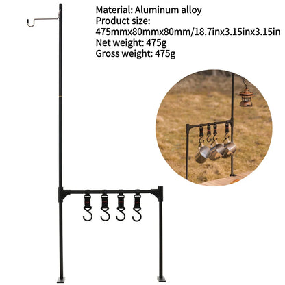 Foldable High Strength Bending Camping Hanging Rack Top Plate