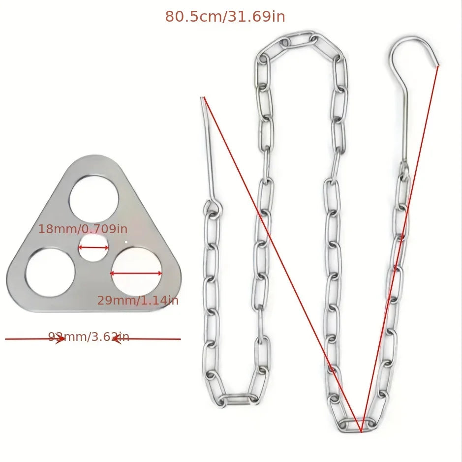 Portable Camping Tripod Hanging Rack  Campfire Cooking