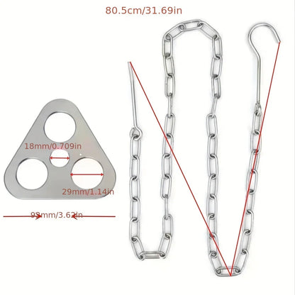 Portable Camping Tripod Hanging Rack  Campfire Cooking