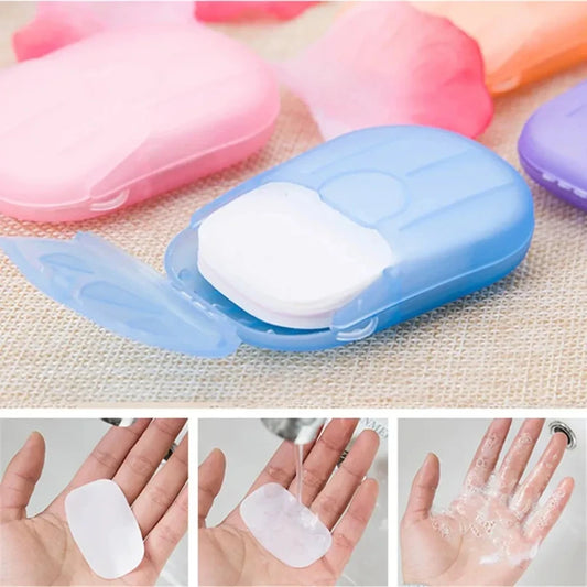 Portable Soap Paper Disposable