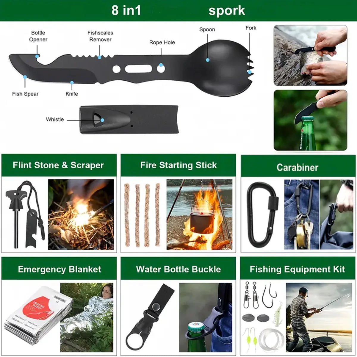 Outdoor Supplies Camping Emergency Equipment