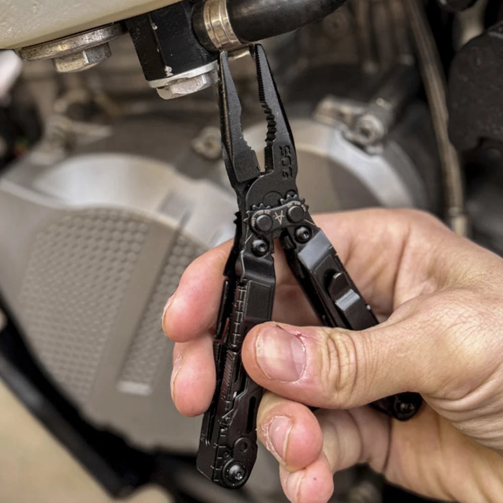 18-in-1 Tactical Multi-Tool with Folding Pliers & Knife