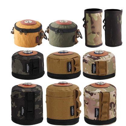 Camping Protective Cover Cotton Linen Outdoor Gas Tank Case