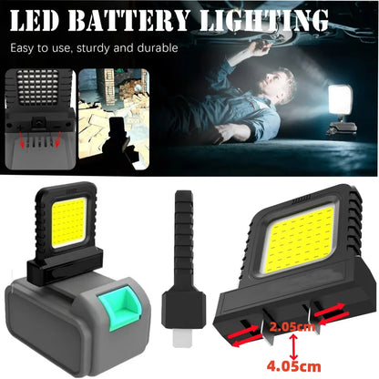 High Luminosity Cordless LED Work Light18V-21V Battery
