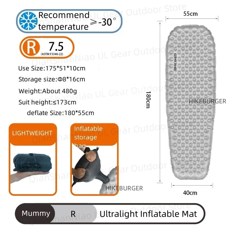 Outdoor Camping Sleeping Inflatable Mat