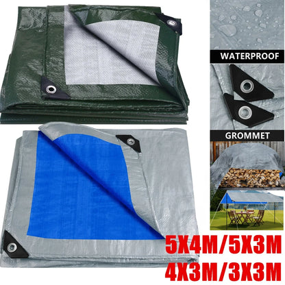 Large Tarpaulin Waterproof Camping Tent Tarp