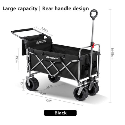 Camping Wagon Cart Folding Utility Heavy Duty Large Capacity