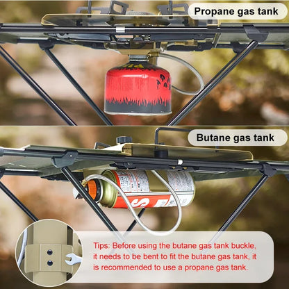 Gas Portable Outdoor 4000W High Power Stainless Steel Camping Table Stove