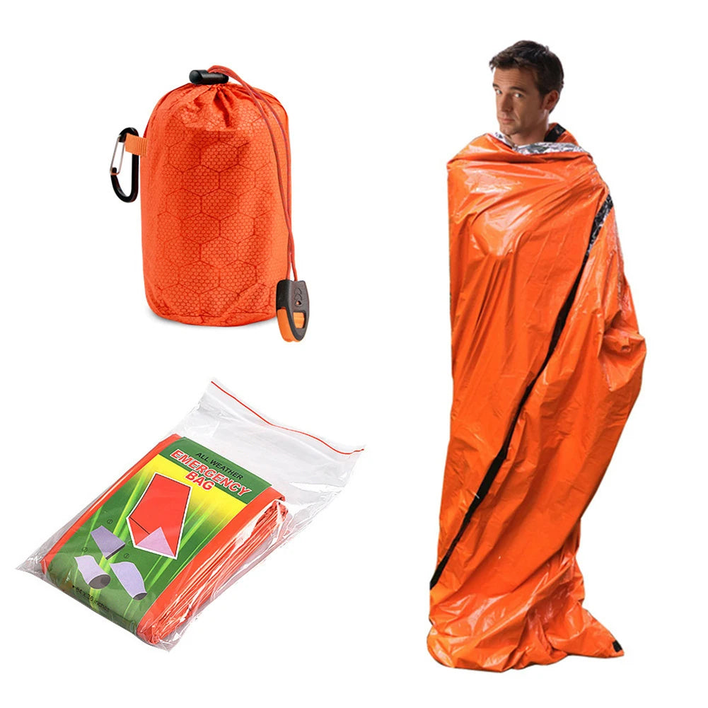 PE Aluminum Film Survival Blanket Portable Sleeping Pad