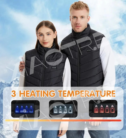 Areas Heated Vest Men Jacket Heated Winter Womens Electric
