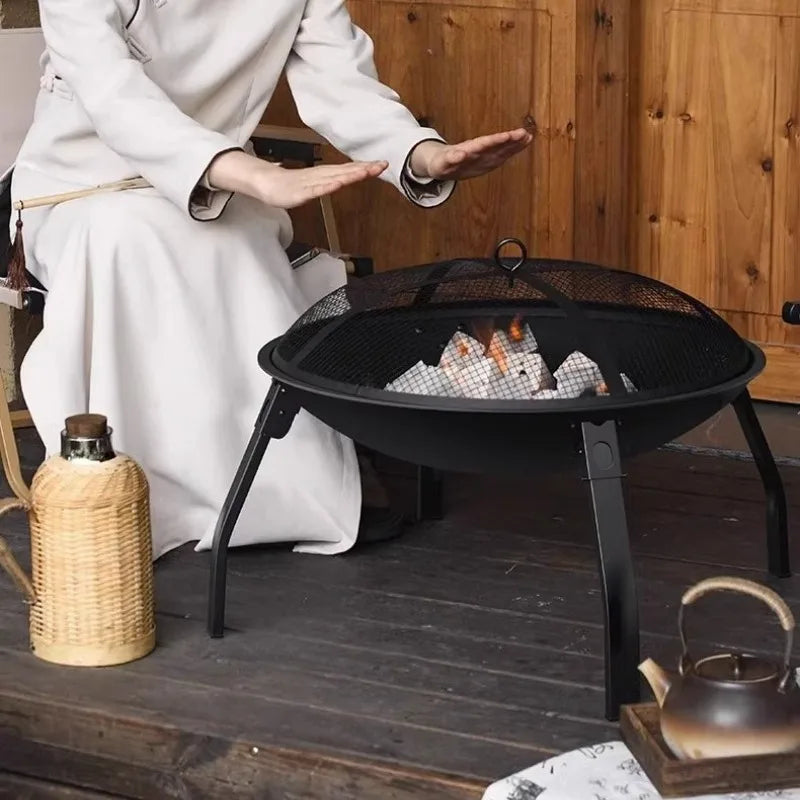 Outdoor Camping Cooking Wood Stove