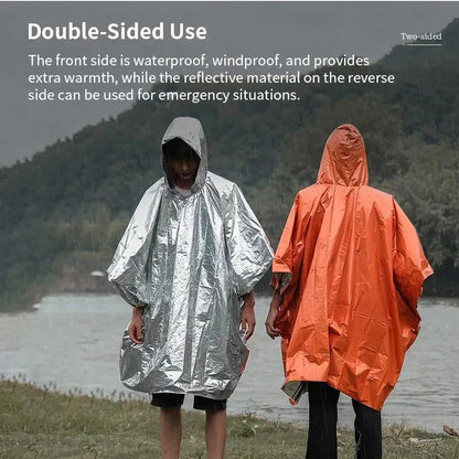 Emergency Raincoat Poncho