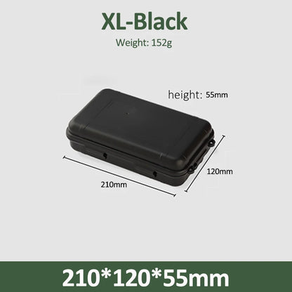 S/L/XL Size Outdoor Plastic Waterproof Sealed Survival Box