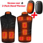 Areas Heated Vest Men Jacket Heated Winter Womens Electric