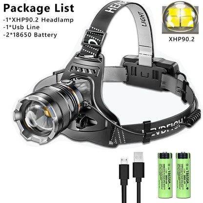 Super Powerful Headlamp Rechargeable