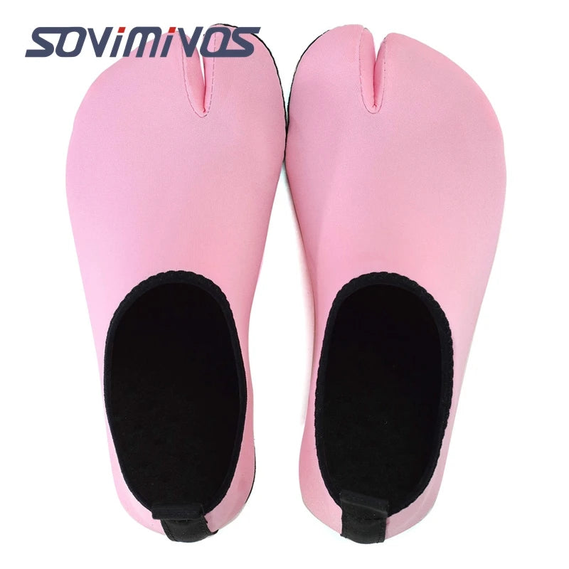 Outdoor Men and Women 2 Toes Walking Hiking Shoes Aqua Shoes