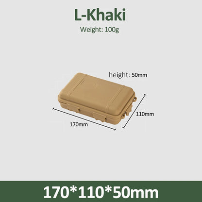 S/L/XL Size Outdoor Plastic Waterproof Sealed Survival Box