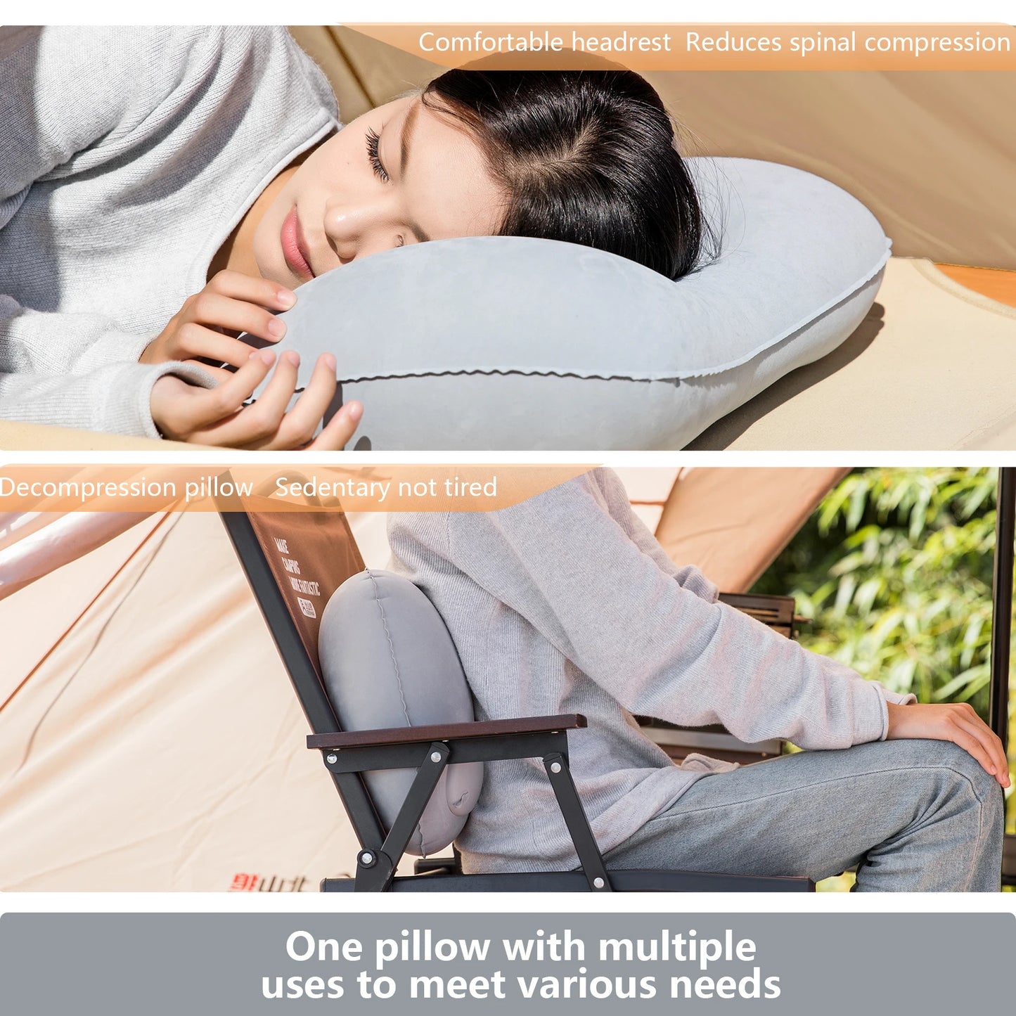Camping Inflatable Pillow Portable