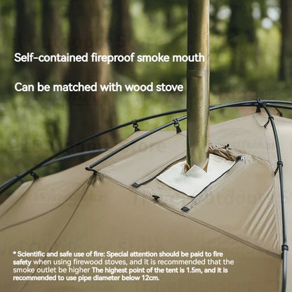 Ultralight Travel Outdoor Tent With Chimney