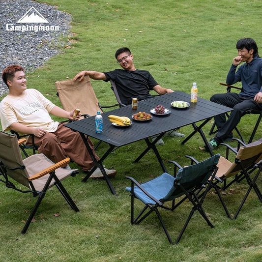folding track table aluminum alloy