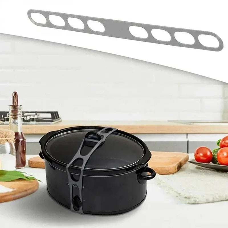 Silicone Lid Strap Reusable Universal Lid Fixing Belt