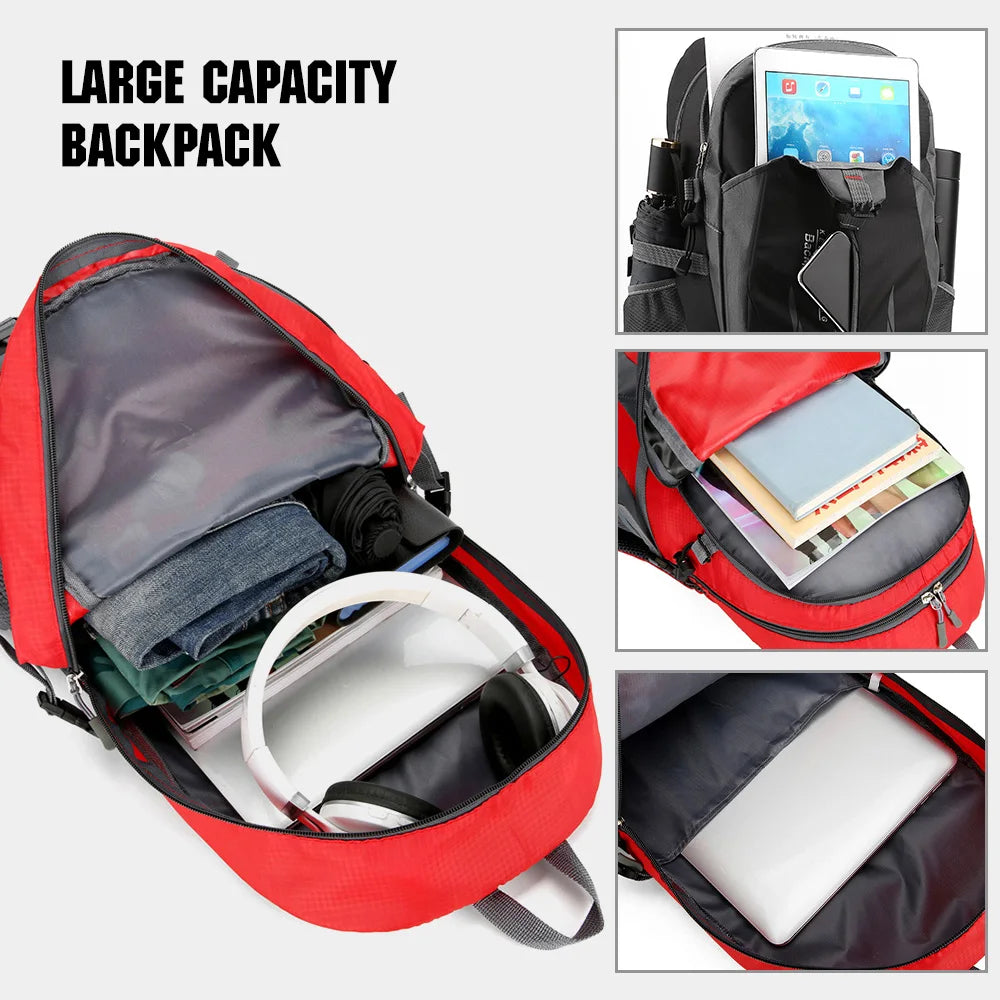 Hiking Backpack 40L Waterproof Lightweight Outdoor