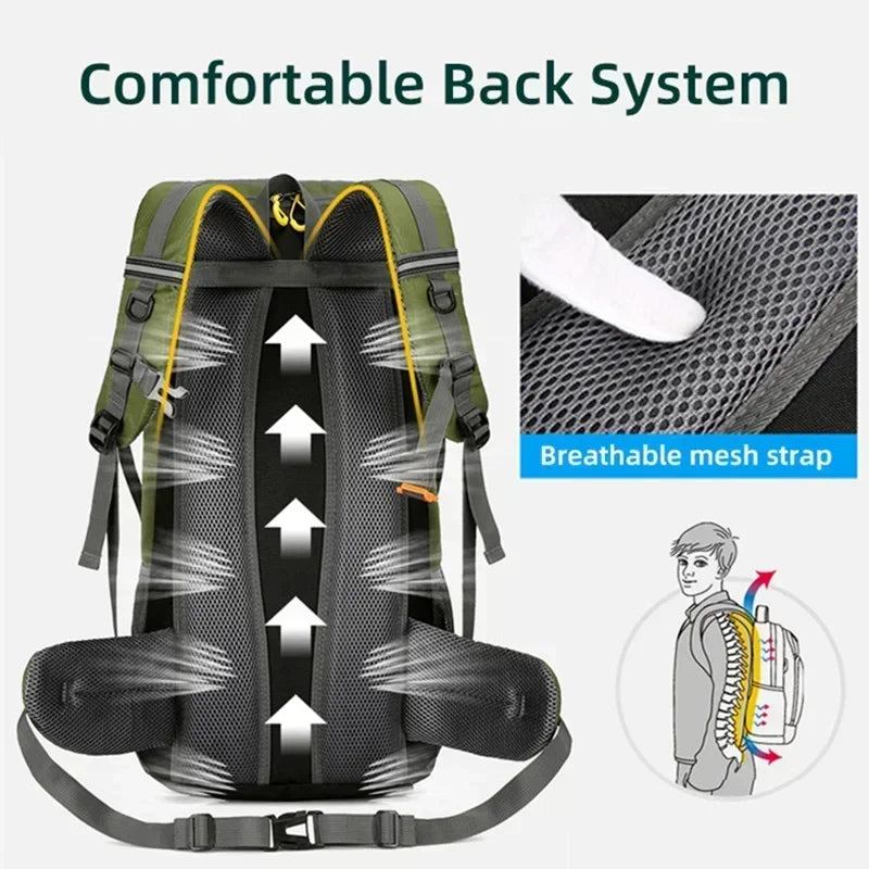 Waterproof Lightweight Men's and Women's Camping Backpack