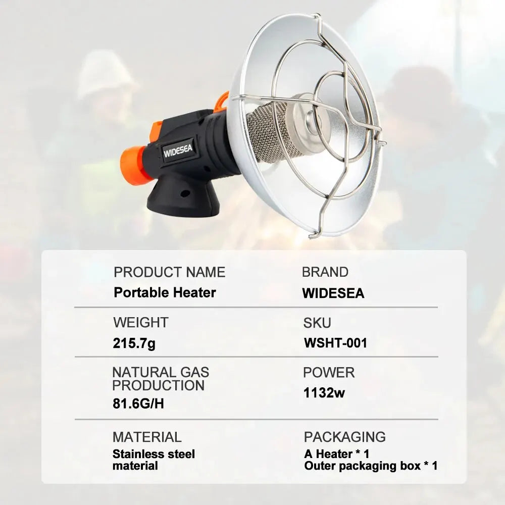 Camping Heater Portable Stainless Steel Fireplace
