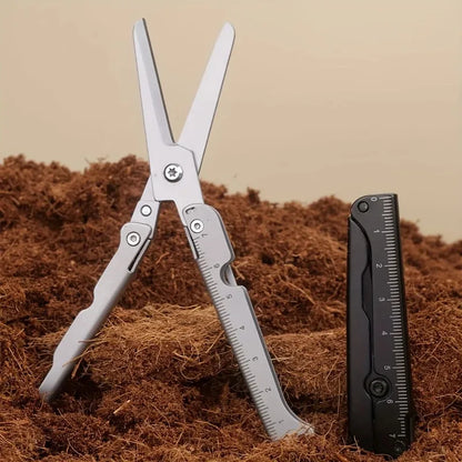 Portable Multifunctional Folding Scissors, Stainless