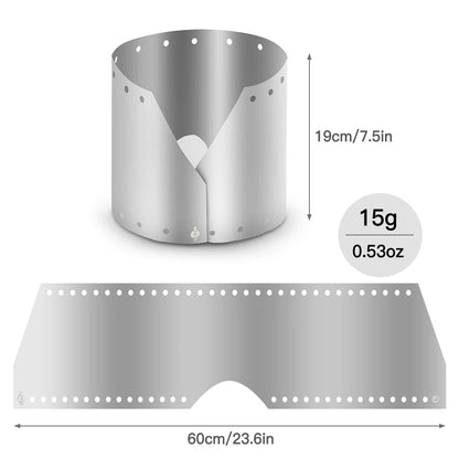 Camping Stove Wind Shield Screen