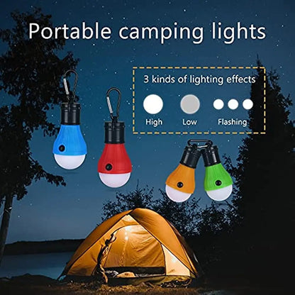 1pc Tent Hanging Lamp 3Modes LED Bulb