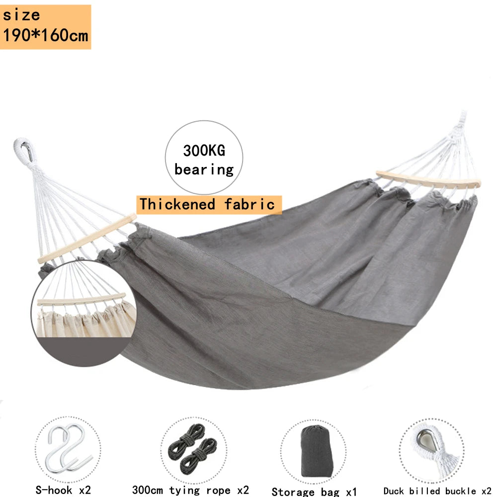 Portable Outdoor Sleeping Double Hammocks