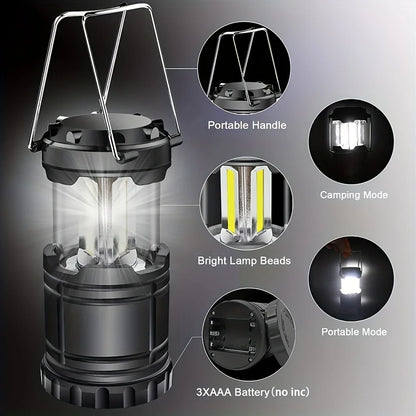 , Outdoor Tent Light, Portable Lantern, Battery Powered