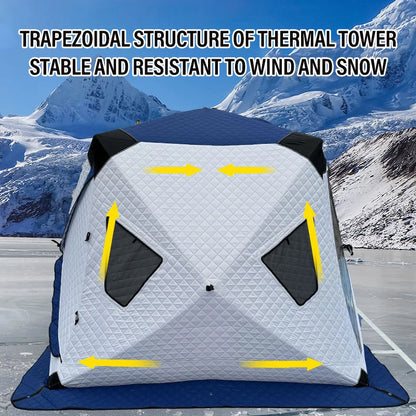 Outdoor Winter Fishing Tent For Camping 3-4 Person With Windows