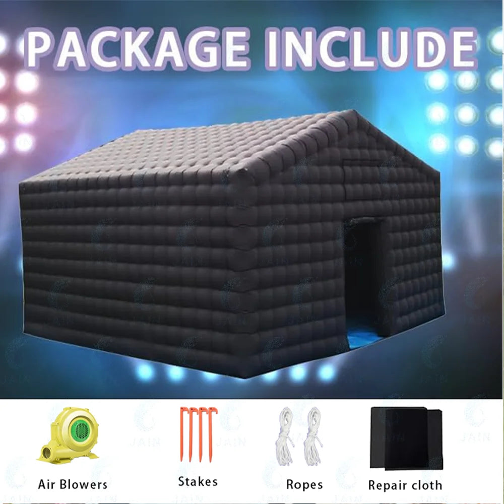 20FT Large Black Inflatable Tent with Blower Inflatable