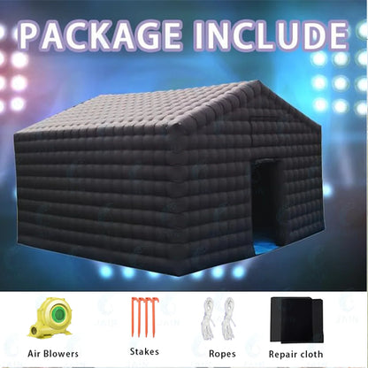 20FT Large Black Inflatable Tent with Blower Inflatable