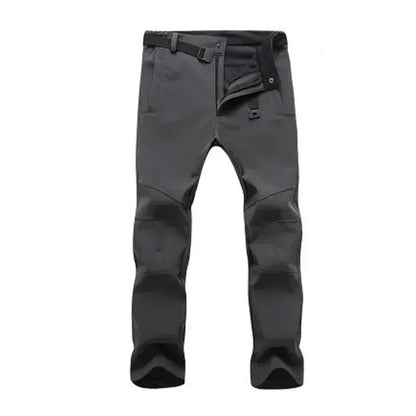 Warm Winter Men Soft Shell Pants Waterproof