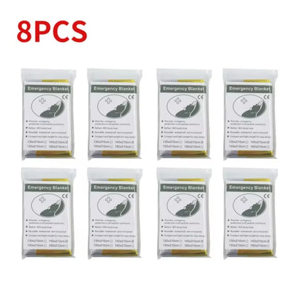 5-30Pc Outdoor Emergency Gold-Sliver Survival Blanket