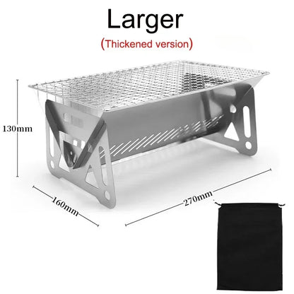 Mini Barbecue Grill Picnic Charcoal Camping Tools