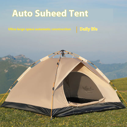 Instant Golden Tent - Portable 3-4 Person