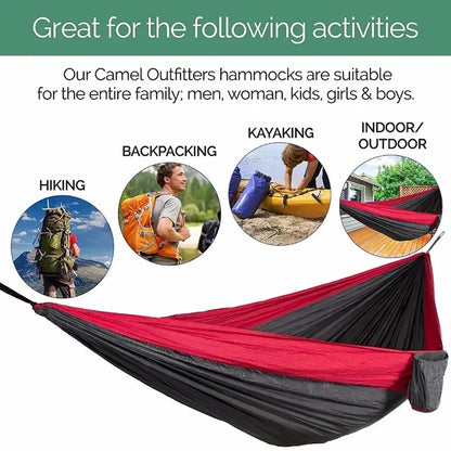 300x200cm Portable Camping Parachute Cloth Hammocks